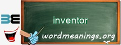 WordMeaning blackboard for inventor